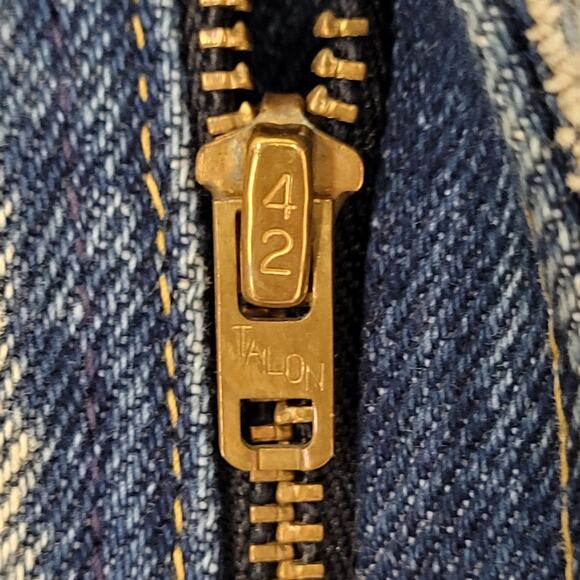 Vintage 80s LEE Riders Jeans Womens 00 24x29 Union TALON USA - Picture 9 of 16